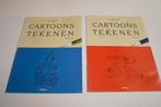 Leer Zelf Cartoons Tekenen — Complete 2-delige Cursus, Boeken, Ophalen of Verzenden, Gelezen, Tekenen en Schilderen