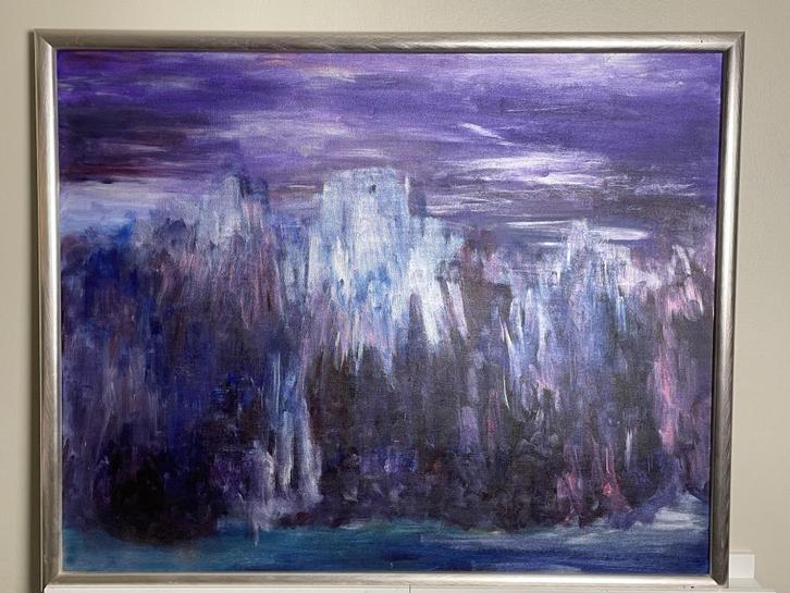 A.W. Geerlings - olieverf - 'Kasteel van Koningen Lears', Antiek en Kunst, Kunst | Schilderijen | Modern, Ophalen