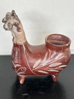 Oud Apart aardewerk Inca Vaas / beeld Lama, Antiek en Kunst, Curiosa en Brocante, Ophalen of Verzenden