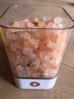 Zout kristallen lamp met led verlichting., Ophalen of Verzenden, Zo goed als nieuw, Led-lamp