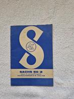 Instructieboekje Sachs 50/2 nr.312.2 H/6, Fietsen en Brommers, Ophalen of Verzenden, Gebruikt