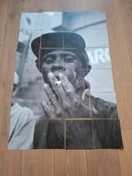 Ixxi rokende man/ smoking man maat 80x120, Ophalen of Verzenden, Gebruikt