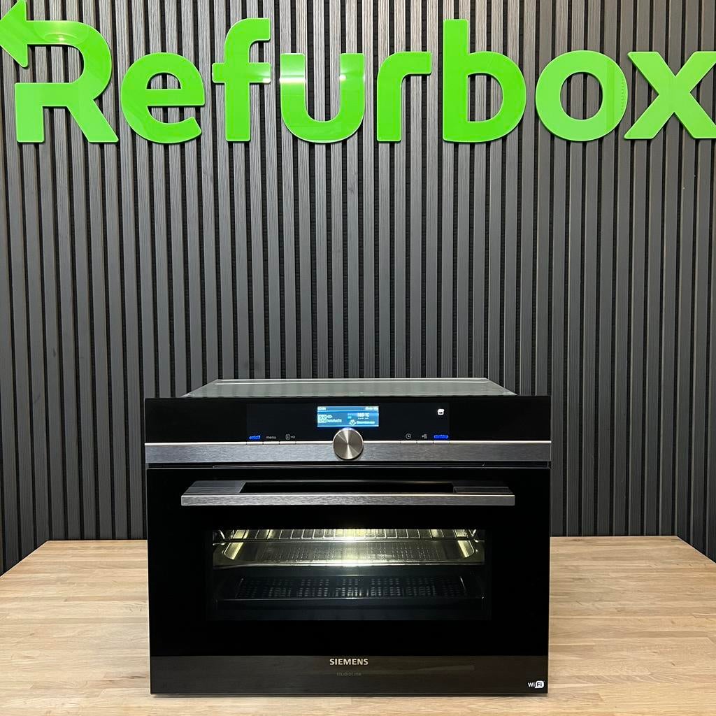 Siemens iQ700 inbouw combistoom oven WIFI, Witgoed en Apparatuur, Ovens, Refurbished, Inbouw, Oven met grill, 45 tot 60 cm, Hete lucht
