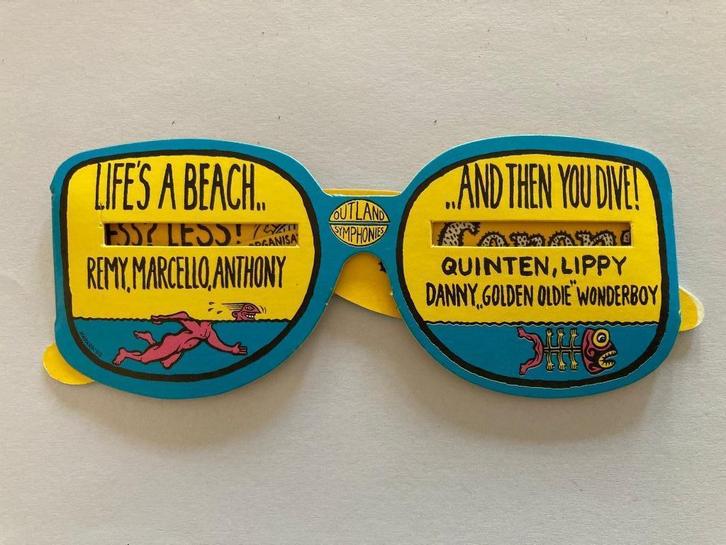 Life's a Beach flyer (Ontwerp Dadara), Tickets en Kaartjes, Concerten | House, Techno en Trance, Eén persoon, Juli