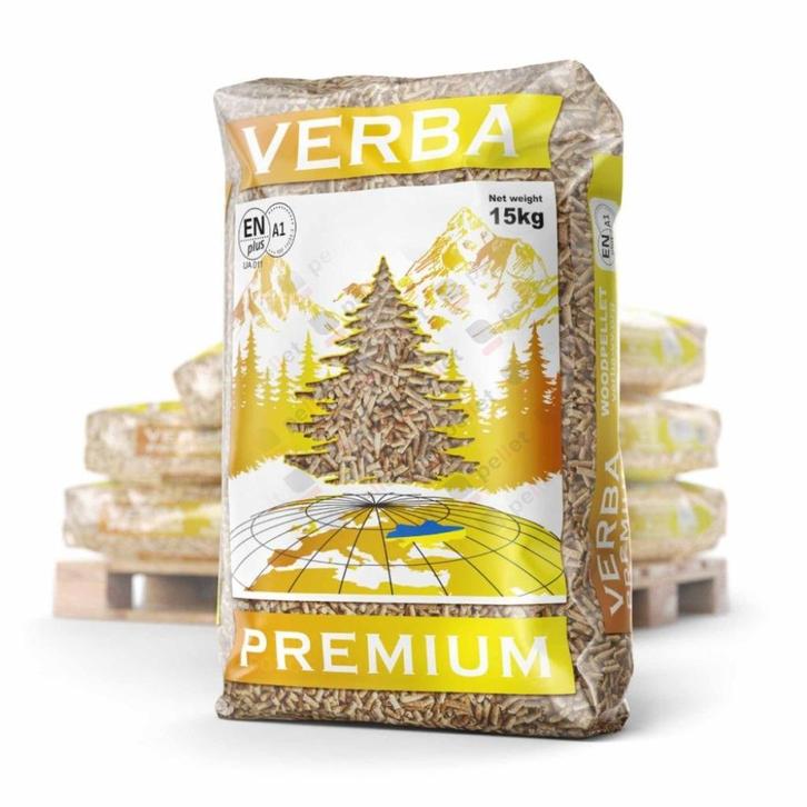 VERBA PREMIUM   15kg   (lichte korrel), Huis en Inrichting, Haarden, Nieuw, Houthaard, Ophalen