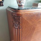 Lucky Vintage antiek Frans dressoir marmeren bovenblad, Ophalen