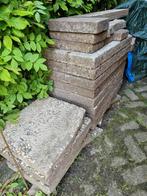 Grindtegels 60 x 40 cm, Tuin en Terras, Tegels en Klinkers, Beton, Gebruikt, Ophalen, Terrastegels