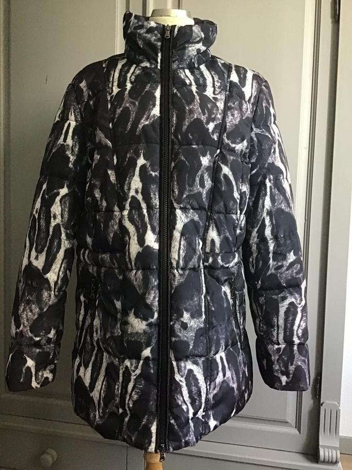 Winter-, tussenjas, dames, grijs, zwart, wit, bonita, maat42, Kleding | Dames, Jassen | Winter, Zo goed als nieuw, Maat 42/44 (L)