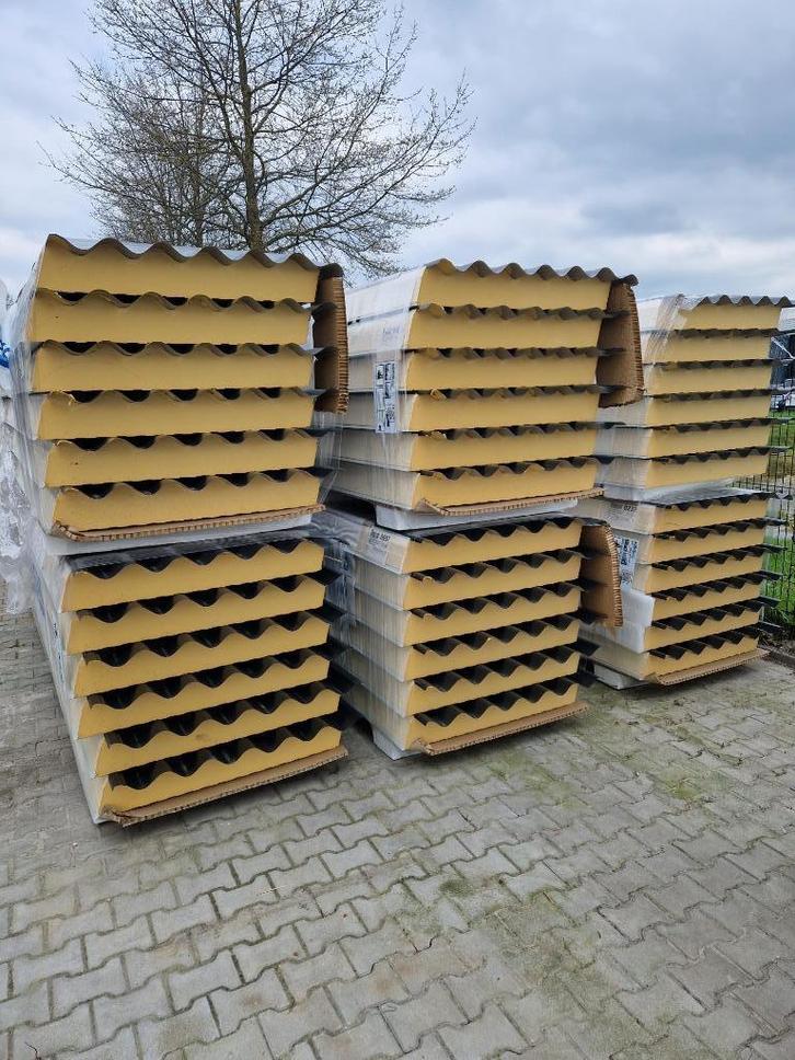 Golfpanelen Sandwichpaneel Isolatiepanelen Golfprofiel Roof, Doe-het-zelf en Verbouw, Platen en Panelen, Nieuw, Overige materialen