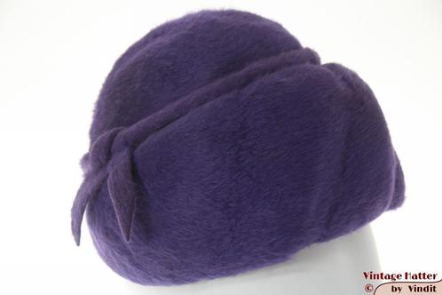 Vintage Dames cocktailhoed lila paars zacht haarvilt 56, Kleding | Dames, Hoeden en Petten, Zo goed als nieuw, Hoed, 56 of 57 cm (M, 7 of 7⅛ inch)