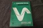 Honda CB250 CB350 CL250 CL350 K2 1970 motorcycle parts list, Ophalen of Verzenden, Honda
