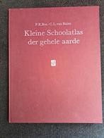 Kleine Schoolatlas der gehele aarde - 1963, Gelezen, P.R. Bos - C.L. van Balen, Overige atlassen, Ophalen of Verzenden