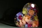 Prachtig hart van echte bloemen en epoxyhars, Het Wonder Atelier, Nieuw, Ophalen of Verzenden, Philips de Goedestraat