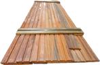 4.5 m2 dubbel rhombusprofiel - hardhout - nr: HP135, Ophalen, Planken, Nieuw, Hardhout