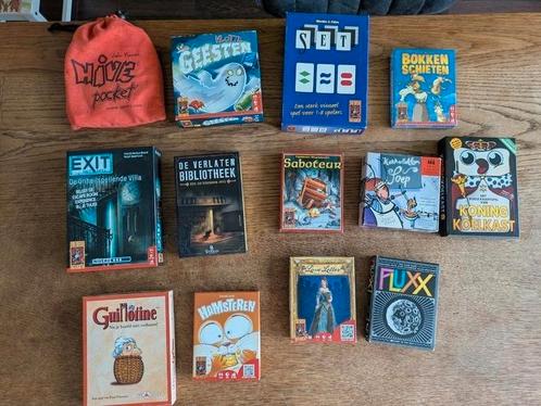 Diverse spellen, Hobby en Vrije tijd, Gezelschapsspellen | Kaartspellen, Gebruikt, Ophalen of Verzenden