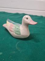 Beeld eend van hout gekleurd, Ophalen of Verzenden