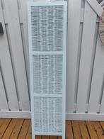 Louvre deur, 170x42cm., Ophalen of Verzenden, Minder dan 80 cm, Binnendeur, Minder dan 200 cm