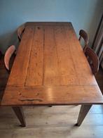 Houten eettafel, Huis en Inrichting, Tafels | Eettafels, Ophalen, 200 cm of meer, 50 tot 100 cm, Zo goed als nieuw