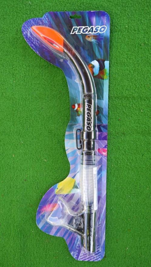 Nieuwe Pegaso Marine snorkel, met waterloosventiel, Watersport en Boten, Duiken, Nieuw, Duikbril of Snorkel, Ophalen of Verzenden