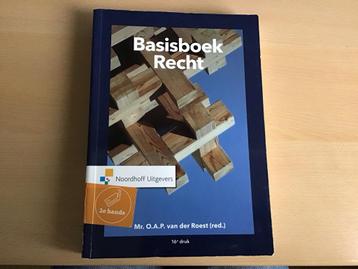 Basisboek Recht - Mr. O.A.P. van der Roest (red.) beschikbaar voor biedingen