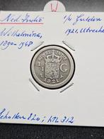 1/4 gulden 1921 Nederlands-Indië, Verzenden, Zuid-Azië, Losse munt, Zilver