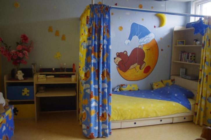 complete kinderkamer, tienerkamer, 10-delig, Huis en Inrichting, Slaapkamer | Complete slaapkamers, Gebruikt, Eenpersoons, Ophalen