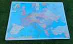 Magneetbord landkaart Europa 125x90cm, Ophalen, Zo goed als nieuw, Magneetbord