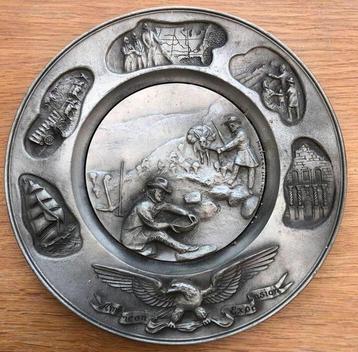 Limited Edition Hudson Pewter Herdenkingsbord beschikbaar voor biedingen