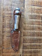 Solingen mes met lederen hoesje - 16cm, Antiek en Kunst, Antiek | Gereedschap en Instrumenten, Ophalen of Verzenden