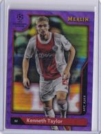 Topps Merlin UCC 2021-22 Kenneth Taylor Ajax Purple /15, Ophalen of Verzenden, Zo goed als nieuw, Plaatje