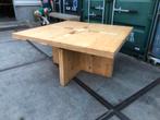 Unieke robuuste tafel - ontworpen door kunstenaar, Ophalen, Gebruikt, 50 tot 100 cm, Vijf personen of meer