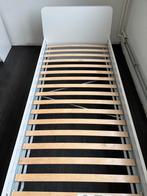 Eenpersoons bed 90x200, Ophalen, 90 cm, Eenpersoons, Wit