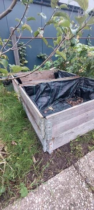 16Mooie Palletranden Moestuinbak voor moestuin of plantenbak beschikbaar voor biedingen