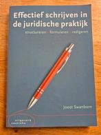 Effectief schrijven in de juridische praktijk, hbo rechten, Boeken, Schoolboeken, Ophalen of Verzenden, Zo goed als nieuw, Overige niveaus
