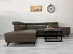 Hoekbank Taupe - Direct leverbaar, Huis en Inrichting, Banken | Bankstellen, 250 tot 300 cm, Ophalen of Verzenden, Zo goed als nieuw