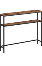 (NIEUW) Vintage console tafel, Ophalen, Nieuw, 25 tot 50 cm, Rechthoekig