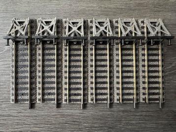 Fleischmann Profi Rails, 6102 met stootblok (nieuwstaat) 6st beschikbaar voor biedingen