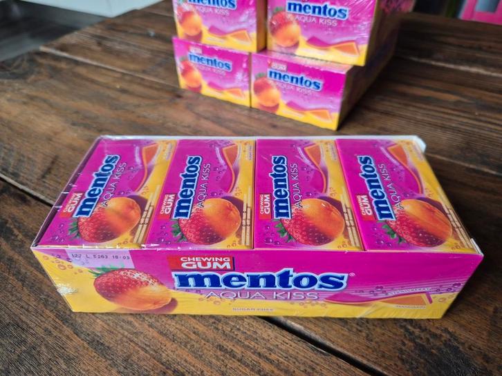 Chewing Gum van Mentos, strawberry/mandarin, Diversen, Levensmiddelen, Ophalen of Verzenden