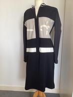 Zwarte Jurk met Accentkleuren - Maat L, Maat 38/40 (M), Zwart, Ophalen of Verzenden, Zo goed als nieuw