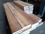 Partij Iroko plank/lat 23x145mm - 64 stuks ( b-sortering ), Ophalen of Verzenden, Planken, Hardhout