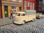 VW T1 Transporter Pick-Up - Schuco creme met grijze huif, Hobby en Vrije tijd, Modelauto's | 1:87, Ophalen of Verzenden, Zo goed als nieuw