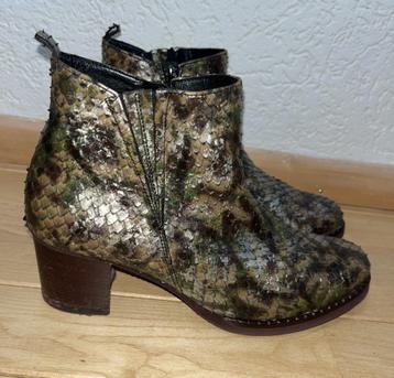 Gabor Comfort enkellaars maat 40 slangenprint geschulpt leer beschikbaar voor biedingen