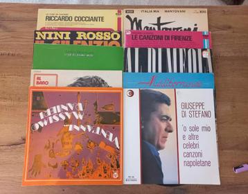 8x italiaanse LP’s beschikbaar voor biedingen