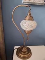 2x tafel lamp, Huis en Inrichting, Ophalen, Zo goed als nieuw, Glas, Minder dan 50 cm