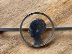 zilveren broche één gulden  van Wilhelmina, Verzenden