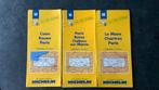 Vintage Michelin Kaarten Frankrijk - Caen, Parijs, Le Mans, Ophalen, Frankrijk, 1800 tot 2000, Landkaart