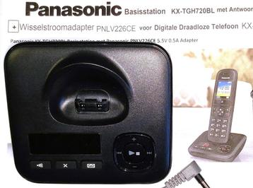 Panasonic KX-TGH720BL PNLV226CE Adapter DECT Basisstation   beschikbaar voor biedingen