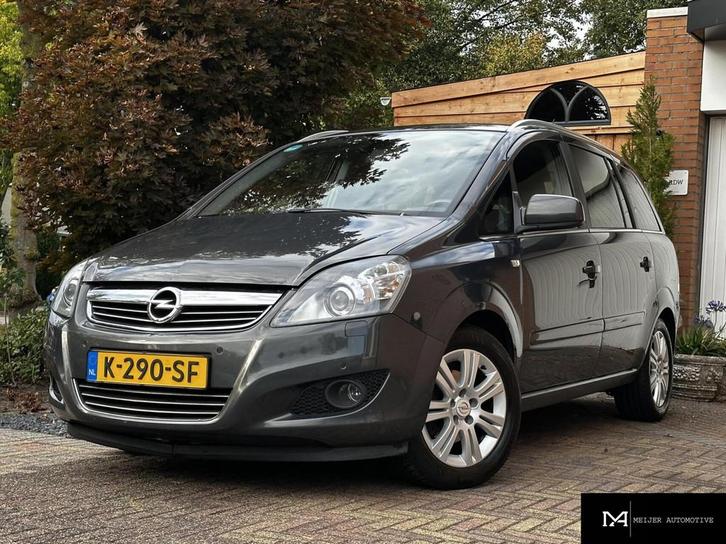 Opel Zafira 1.8 Cosmo|7pr|Aut|Cruise|Stoelv|Bluetooth|Xenon, Auto's, Opel, Bedrijf, Te koop, Zafira, ABS, Airbags, Airconditioning