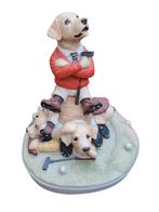 Robert Harrop beeld Labrador Puppies yellow PL01b, Ophalen of Verzenden, Zo goed als nieuw, Dier