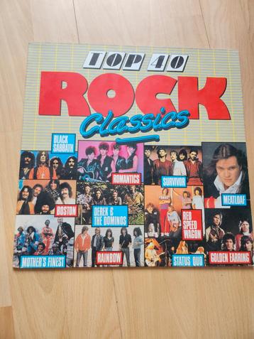 Top 40 Rock Classics LP - Diverse Artisten beschikbaar voor biedingen